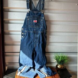 Revolt Jeans Dark Blue Denim Overalls